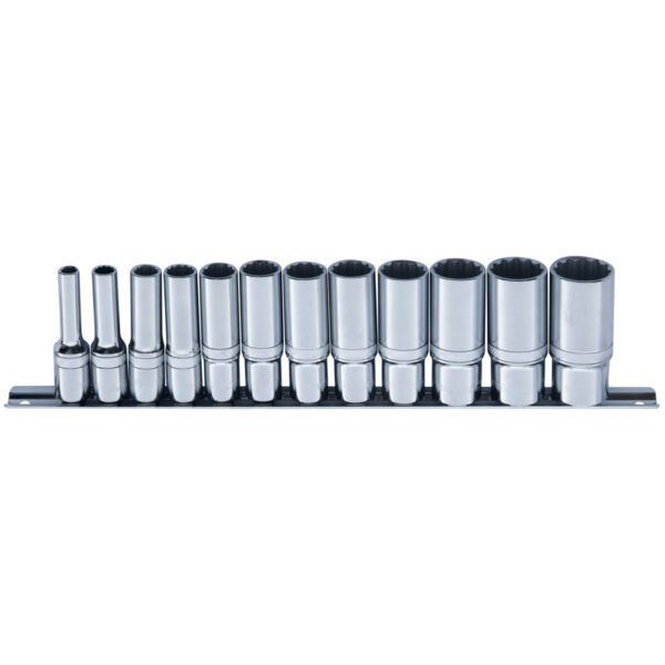 3/8” Steckschlüsselsatz - zoll (12-kant)