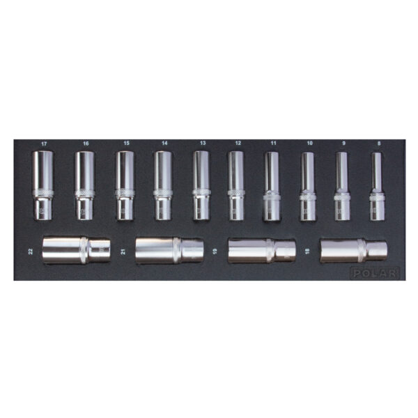 3/8” Steckschlüssel-Satz (mm)