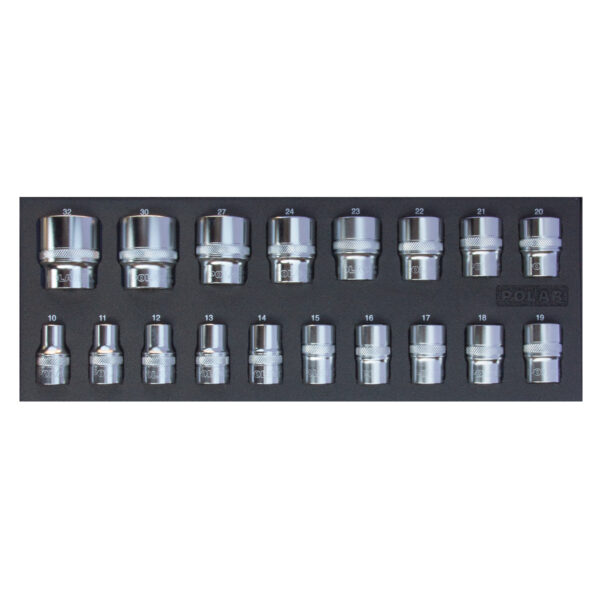 1/2” Steckschlüssel-Satz (mm)
