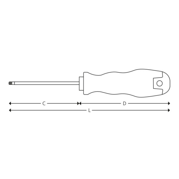 Schraubendreher für Tamper Resistant® Torx®-Schrauben – Bild 2