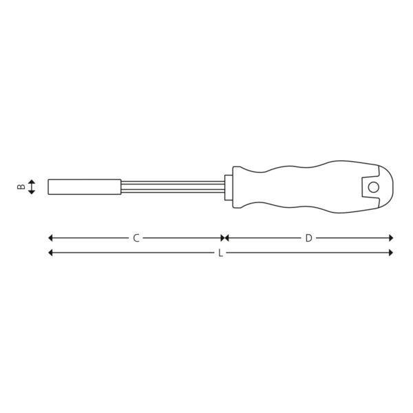 1/4” Bits Schraubendreher mit Magnet – Bild 2