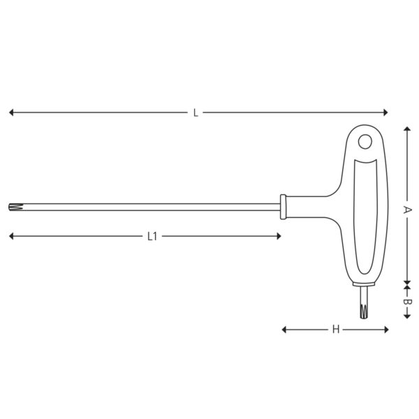 Querform-Torx®-Schraubendreher – Bild 2
