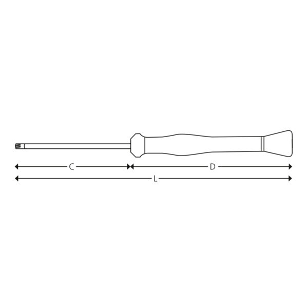Schraubendreher für Tamper Resistant® Torx®-Schrauben – Bild 2