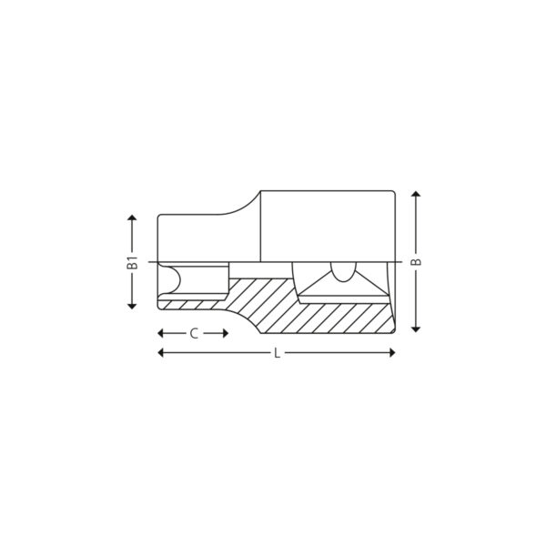 1/2” Steckschlüssel-einsätze, Torx® – Bild 2