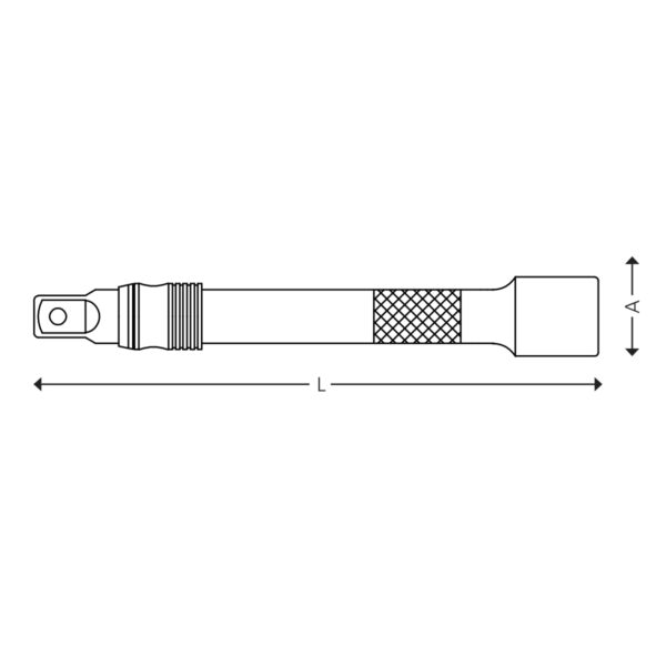 1/2" Verlängerunge mit Quick-Release – Bild 2
