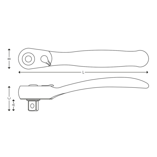 1/4" Umschaltknarre – Bild 2