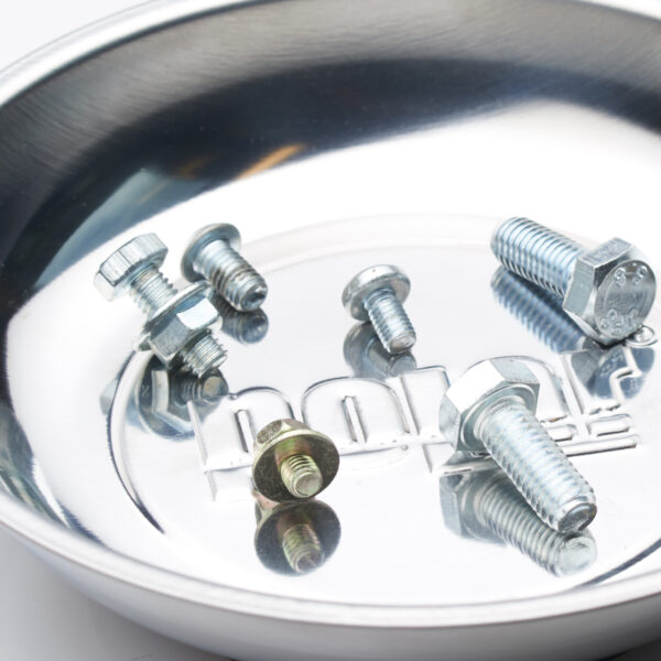 Edelstahl Magnet Teller, rund – Bild 2