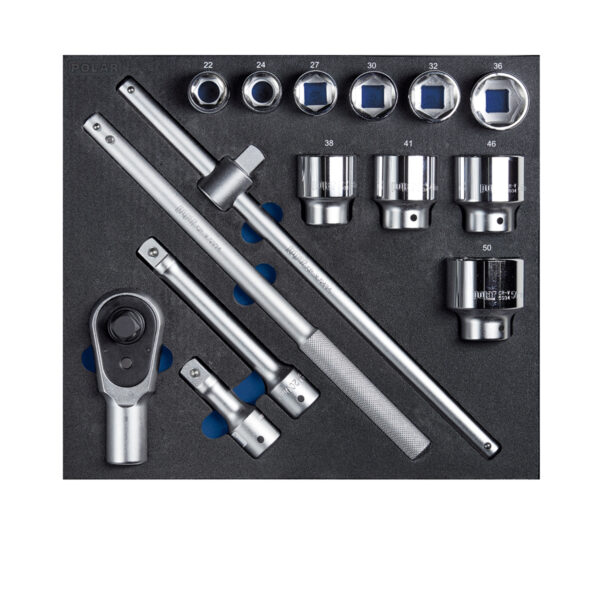 3/4” Steckschlüssel-satz (mm)
