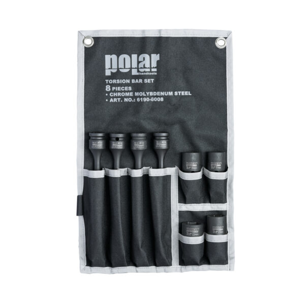1/2” Kraft Torsionstab-Satz m. Steckschl.-Einsätze
