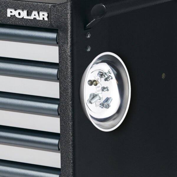 Edelstahl Magnet Teller, rund – Bild 3