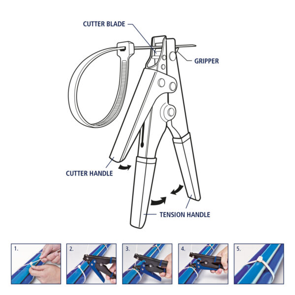 Spannwerkzeuge für Kabelbinder (Nylon) – Bild 3