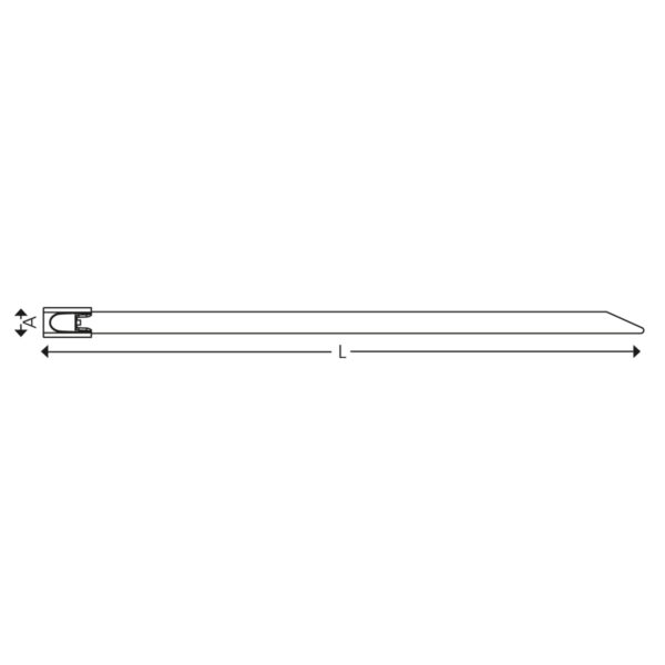 Kabelbinder, Rostfreier Stahl (AISI 316) – Bild 3